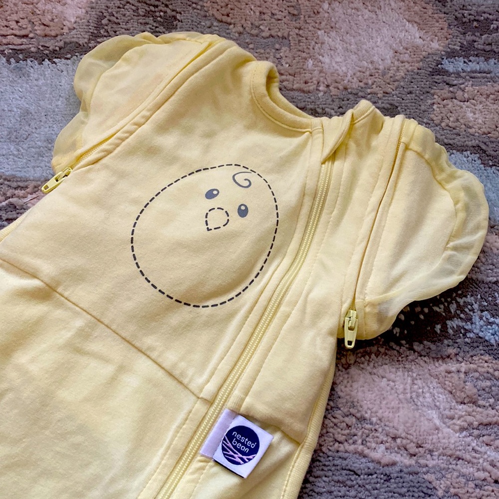 Nested Bean Zen One Yellow Swaddle NB 0-3 Months 7-13 lbs.